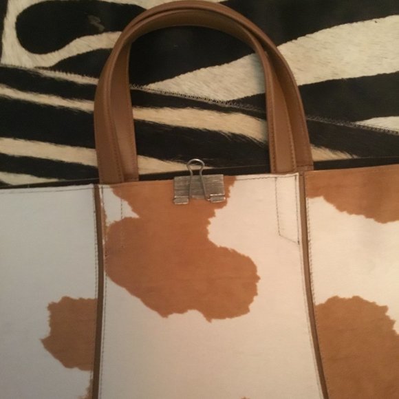 Off White   by Virgil Abloh  Calf hair fur bag New $2475 - Picture 3 of 4